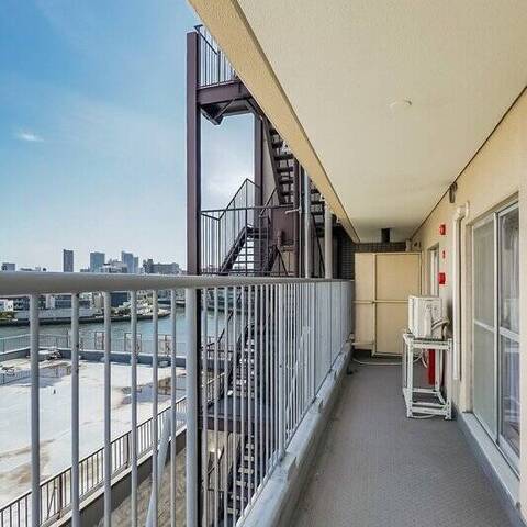 ハイツ日本橋中洲の眺望・バルコニー写真