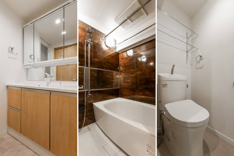 リノベーションから時間は経っていますが、水まわりもきれいな状態が保たれています。もちろん、一新して機能性を高めるのもよさそうです。