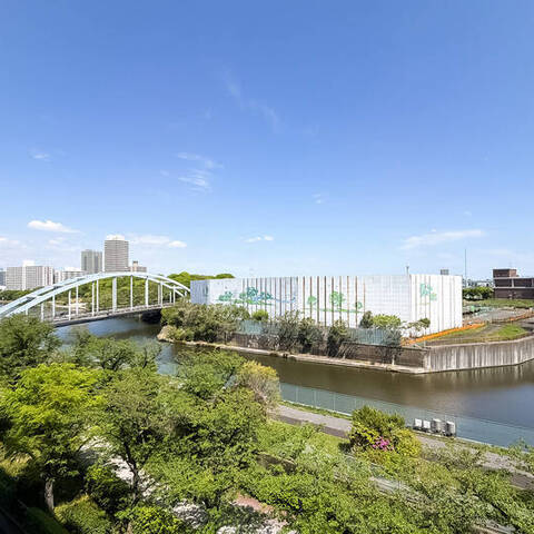 東大島ハイライズの眺望・バルコニー写真