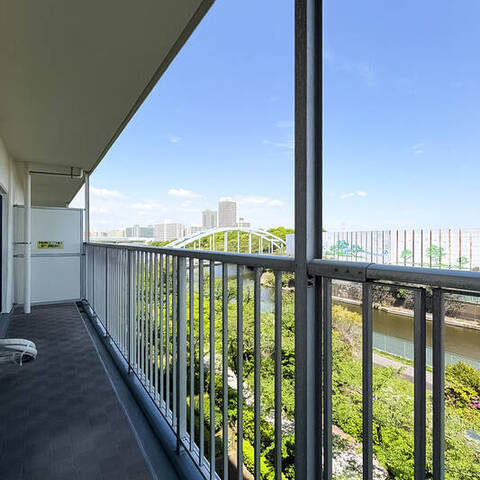 東大島ハイライズの眺望・バルコニー写真