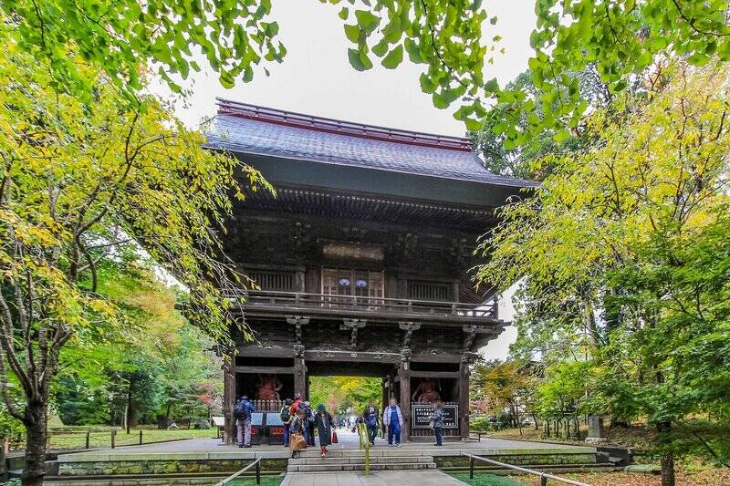 物件の最寄りである、東急大井町線「九品仏」駅（徒歩わずか4分）。「自由が丘」に比べると目立ちませんが、親しみやすい商店街があり、世界大会で受賞歴があるベーカリーや、パティスリーが点在しています。個人的に住みやすさイチオシの街であります。駅前から参道が延びる「九品山 唯在念佛院 浄真寺」は街のシンボルで、紅葉と猫の名所なんですよ。