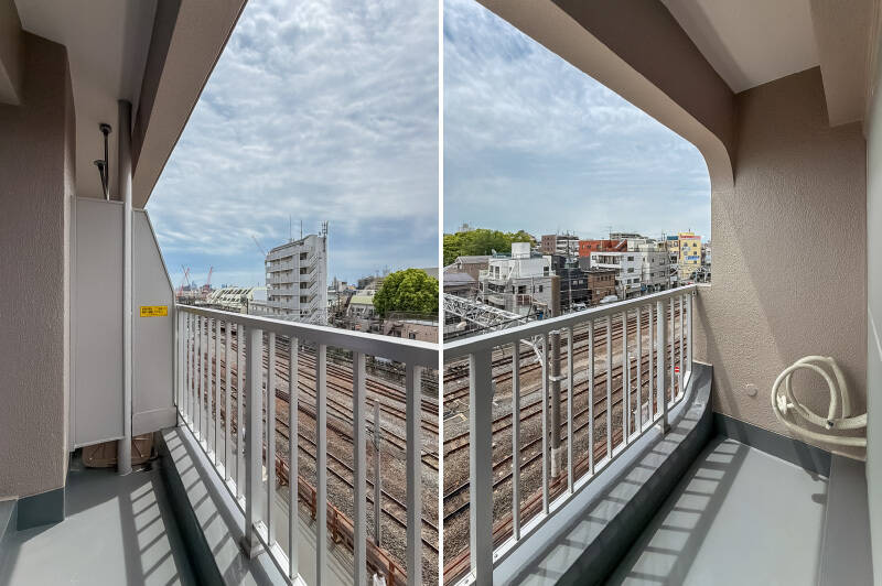 バルコニーはややコンパクト。
