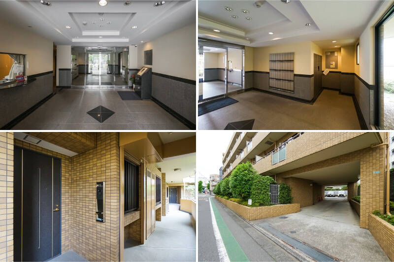 エントランスには、オートロックと宅配ボックスを完備。また管理人さんは週6日、平日の8:00〜15:00、土曜日の9:00〜12:00に勤務されています。