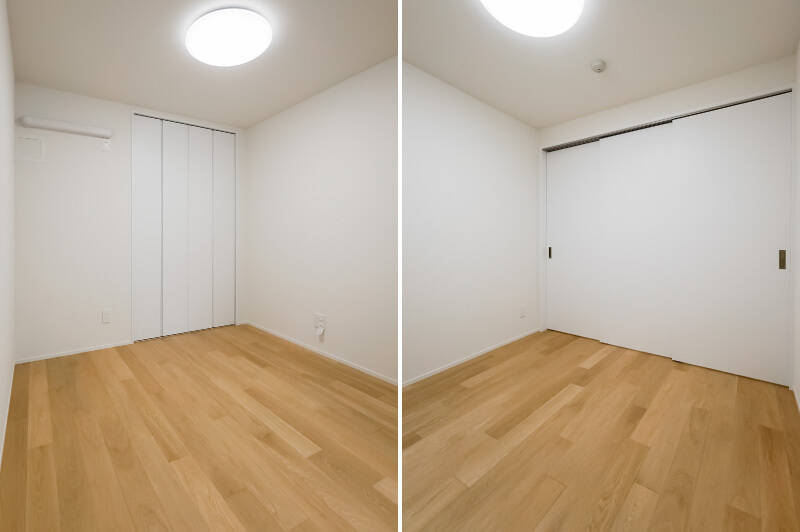 LDと可動式の間仕切りでつながる洋室A。ライフスタイルにあわせてフレキシブルに使えます。