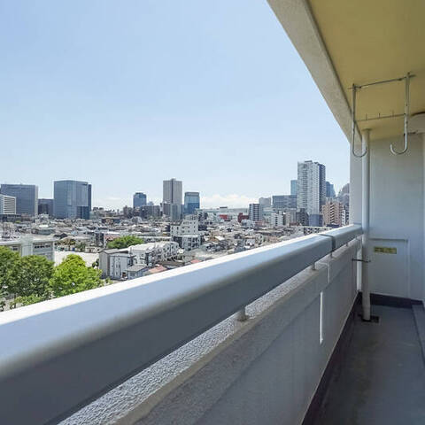 川崎河原町分譲共同ビル（河原町団地）15号棟の眺望・バルコニー写真