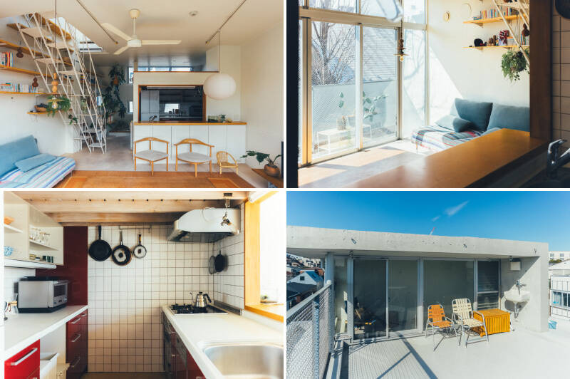 コーポラティブハウスとは、入居希望の世帯が集まって、建築家と共同でつくる集合住宅のこと。それぞれの住戸が建築家との対話を経て生まれるので、一般的な中古マンション物件にはない面白さがあります。まずは、売主様からご提供いただいたこちらの写真とともに、暮らしのイメージを膨らませてみてくださいね。（2026年3月撮影）
