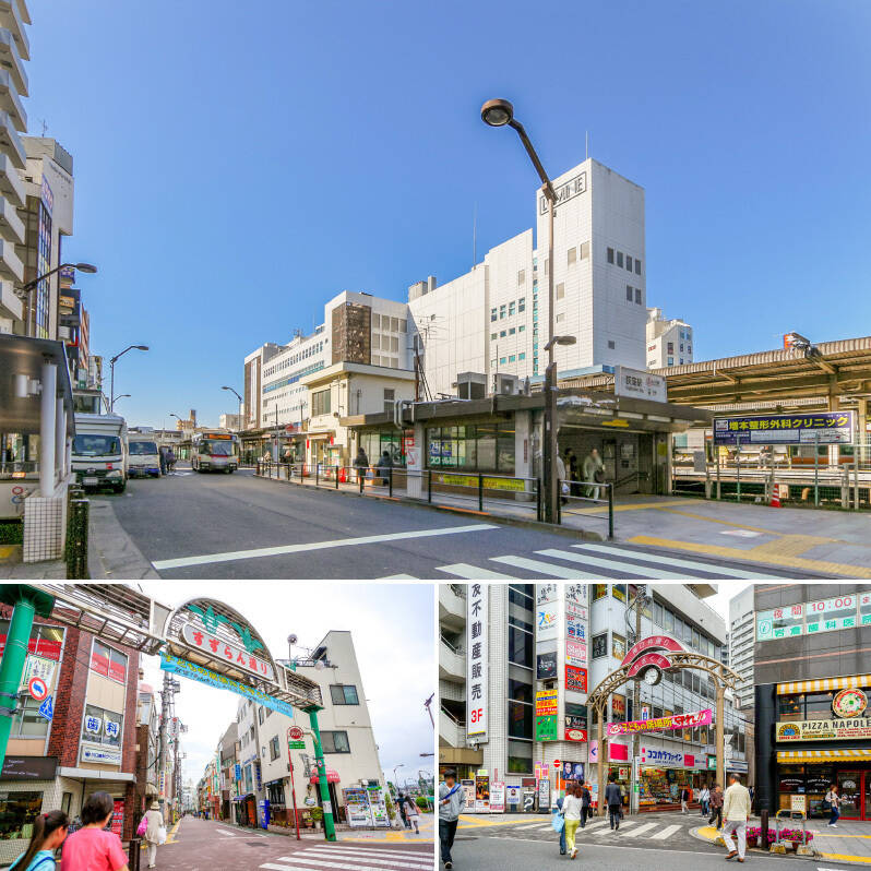 駅前に複数の商店街がある「荻窪」。物件は「荻窪すずらん通り商店街」（徒歩1分）と「荻窪南口仲通り商店街」（徒歩2分）からそれぞれ一本入った通りにあります。魅力的な飲食店や小売店をいつでも楽しめる環境です◎
