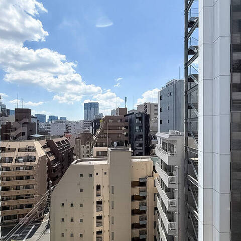 ライオンズマンション麻布十番南の眺望・バルコニー写真