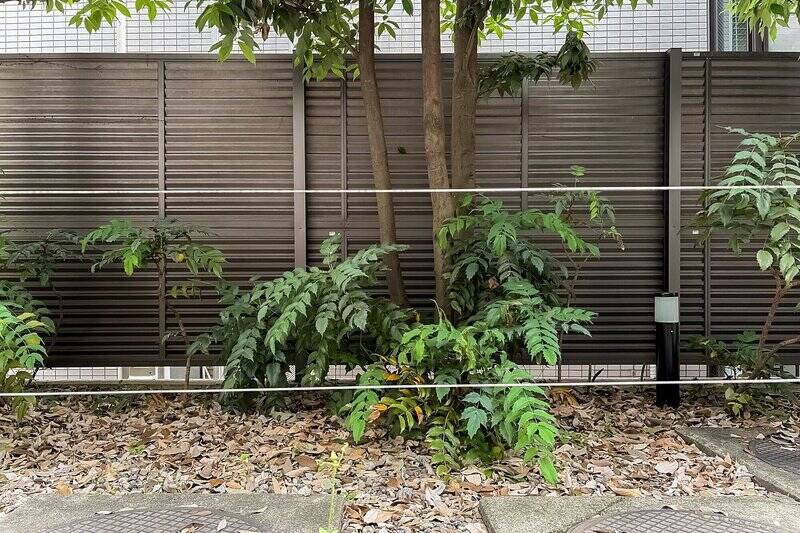 目隠しがあるため視線が気になることはなさそうです。