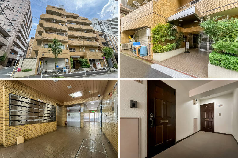 「見番通り」沿いに建つ、1983年築のマンション。総戸数は51戸。今回ご紹介する住戸は7階に所在しています。
