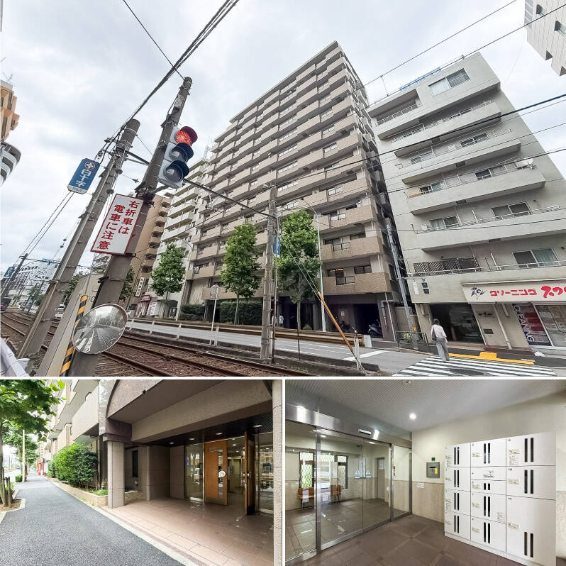 1994年竣工、全59戸のマンション。2020年には外壁等大規模修繕工事を、2023年には屋上防水工事を終えるなどきちんとメンテナンスされています。オートロックや宅配ボックスが付いているのも安心ですね。管理人さんは、平日4日間7時半から16時まで、土曜日も7時半から11時まで勤務されています。