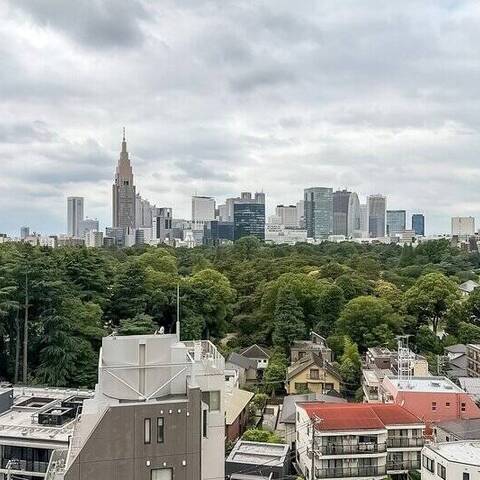 マジェスティハウス新宿御苑パークナードの眺望・バルコニー写真