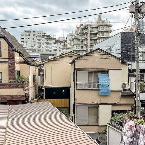 戸山マンションの眺望・バルコニー写真