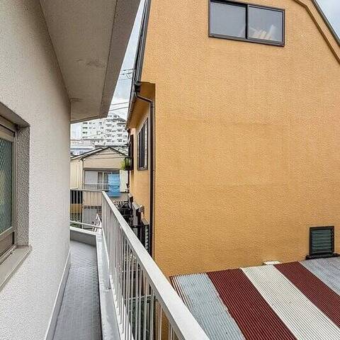戸山マンションの眺望・バルコニー写真