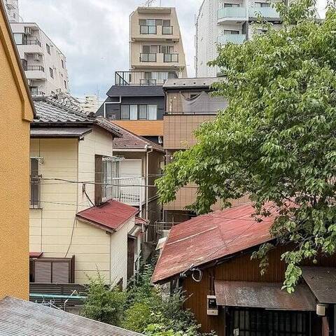 戸山マンションの眺望・バルコニー写真