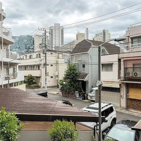 戸山マンションの眺望・バルコニー写真