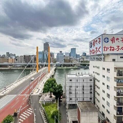 新大橋永谷マンションの眺望・バルコニー写真