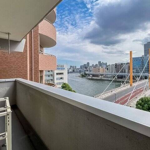 新大橋永谷マンションの眺望・バルコニー写真