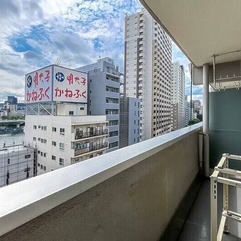 新大橋永谷マンションの眺望・バルコニー写真