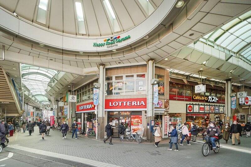 最寄りの東武東上線「大山」駅を降りた瞬間から広がる「ハッピーロード大山商店街」（徒歩2分）。アーケードで雨の日も安心、飲食店から日用品の買い物まで済ませられる心強い存在です！