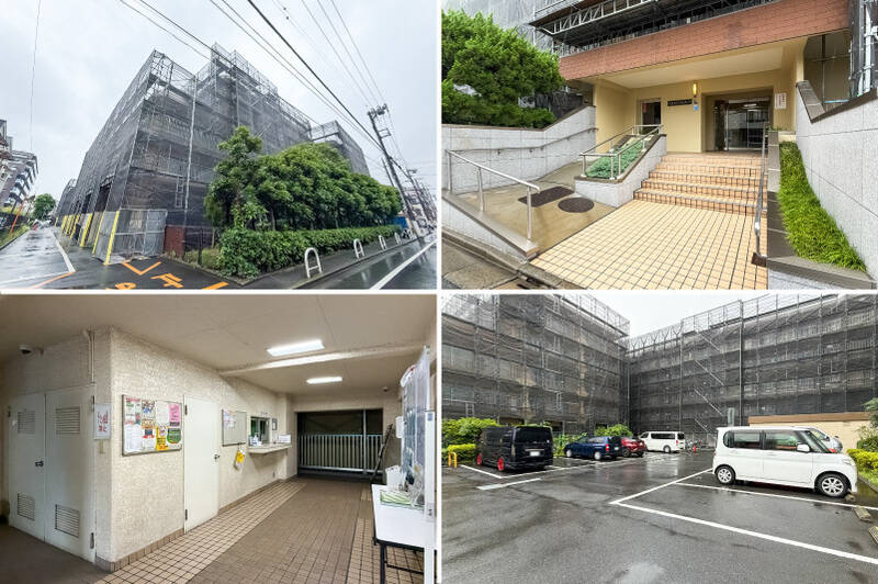 1978年竣工、総戸数124戸の大規模マンションです。旧耐震基準の時代に建てられたマンションですが、耐震診断により新耐震基準相当であることが確認されています。敷地内には平置き駐車場があり、月額27,000円で利用可能。最新の空き状況はエージェントまでお問い合わせください。