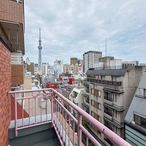 ライオンズマンション雷門の眺望・バルコニー写真