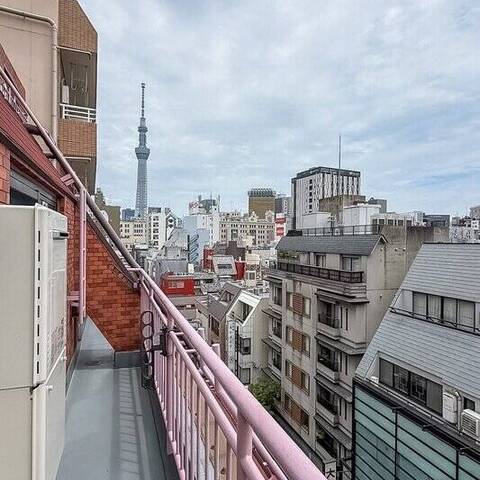 ライオンズマンション雷門の眺望・バルコニー写真