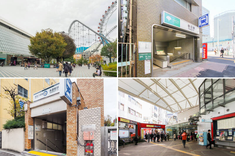 というわけで、こちらの物件を選ぶと「東京ドームシティ」が “庭” になります。遊園地だけでなく、あらゆるエンタメ施設がすぐ手の届く場所に！ また同時に、各路線の駅が集まっている利便性の高さも見逃せません。東京メトロ丸の内線・南北線「後楽園」駅（徒歩7分）、都営三田線「水道橋」駅（徒歩6分）、都営大江戸線・三田線「春日」駅（徒歩5分）、さらに東京メトロ丸の内線・都営大江戸線「本郷三丁目」駅（徒歩5分）もあります。
