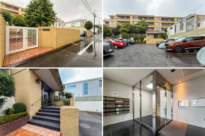 <p>マンションが立地しているのは、戸建てが建ち並ぶ高台の住宅地。最寄りの東急池上線「石川台」駅から徒歩9分です。駅からは坂道が続きますが、そのぶん高台らしい開放感のある眺望が魅力。また、マンションの門扉から住戸までは階段がいくつかあるため、ベビーカーや車椅子をご利用の方はご留意ください。</p><div><br></div> ■ 竣工：1981年&nbsp;■ 総戸数：18戸<p>■ 設備：オートロック／24時間ゴミ出し可</p><p>■ 駐車場：屋外平置きタイプ（月額20,000円）</p>
