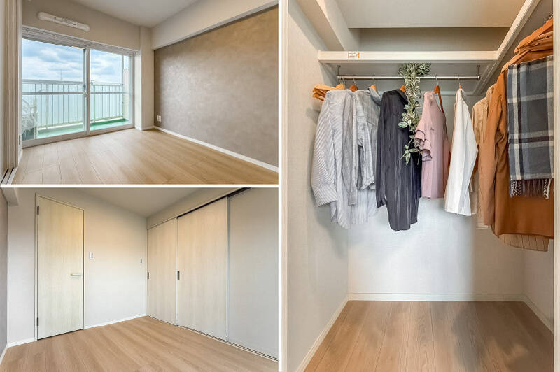 各個室はコンパクトな広さ。その分、部屋数を確保しています。ライフスタイルに合わせて、ワークスペースやお子さまのお部屋など、使い分けられそうです。<p><br></p><p>■ 洋室A:約5.2帖、ウォークインクロゼット(WIC)付き</p>