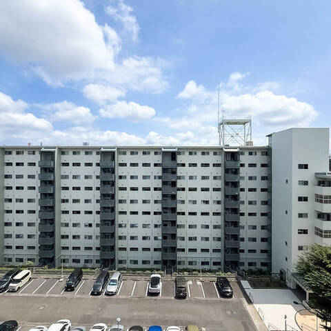 三ツ沢ハイタウン（2号棟）の眺望・バルコニー写真