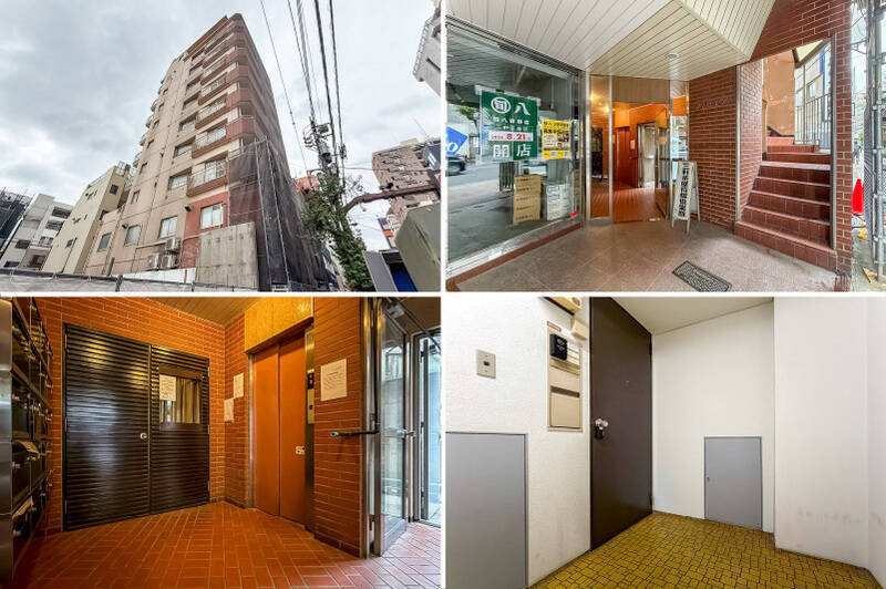 <p>マンションは、2026年8月時点で耐震改修工事を実施中。エントランスは世田谷通りに位置します。1階には、2026年8月21日に「旬八青果店 三軒茶屋店」がオープン予定です。</p><br><p>■ 竣工：1977年 ■ 総戸数：20戸</p><p>■ 設備：防犯カメラ／エレベーター</p>