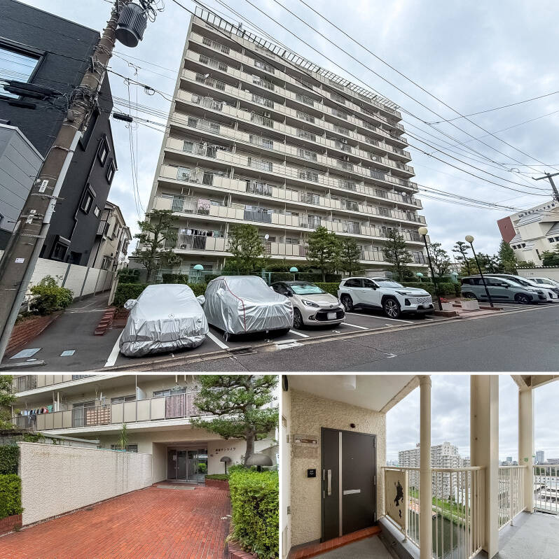東京メトロ半蔵門線・都営新宿線「住吉」駅から歩くこと11分。映画やドラマのロケ地としてもよく登場する「クローバー橋」の袂に位置するマンションに到着! <b>2018年の排水管改修工事、2024年の玄関ドア改修工事</b>など、適切に修繕工事が実施されています◎<p><br></p><p>■ 竣工:1980年 ■ 総戸数:65戸</p><p>■ 所在階:地上11階建/11階部分</p>