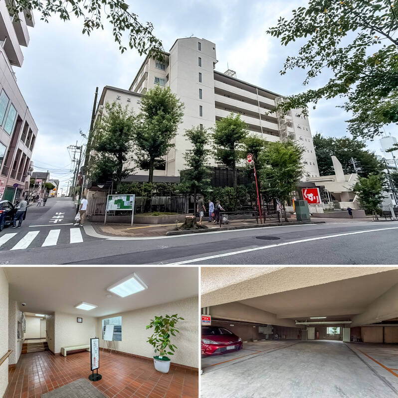 東急田園都市線「宮崎台」駅から徒歩3分、桜並木沿いに佇むマンション。今回ご紹介する住戸には、<b>平置き専用駐車場使用権（月額550円）</b>が付いています！ 駅近に加えて、駐車場まで確保できるのはありがたすぎる……！&nbsp;<p><br></p><p>■ 竣工：1977年　■ 総戸数：50戸&nbsp;</p><p>■ 管理員：週6日勤務&nbsp;</p><p>■ 修繕履歴：サッシ交換工事（2015年）／大規模修繕工事（2017年）他</p>