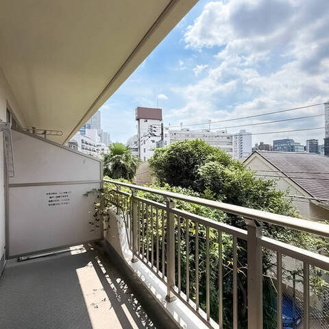 目黒台マンションの眺望・バルコニー写真