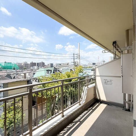 目黒台マンションの眺望・バルコニー写真