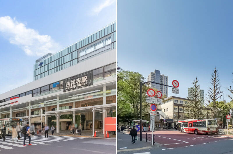 今回ご紹介する住戸からJR中央<b>・</b>総武線、京王井の頭線「吉祥寺」駅までは徒歩17分、そして「三鷹」駅までは徒歩18分という立地。カフェや雑貨店、商業施設が充実した “吉祥寺エリア” を、気軽に普段使いできるロケーションです♪