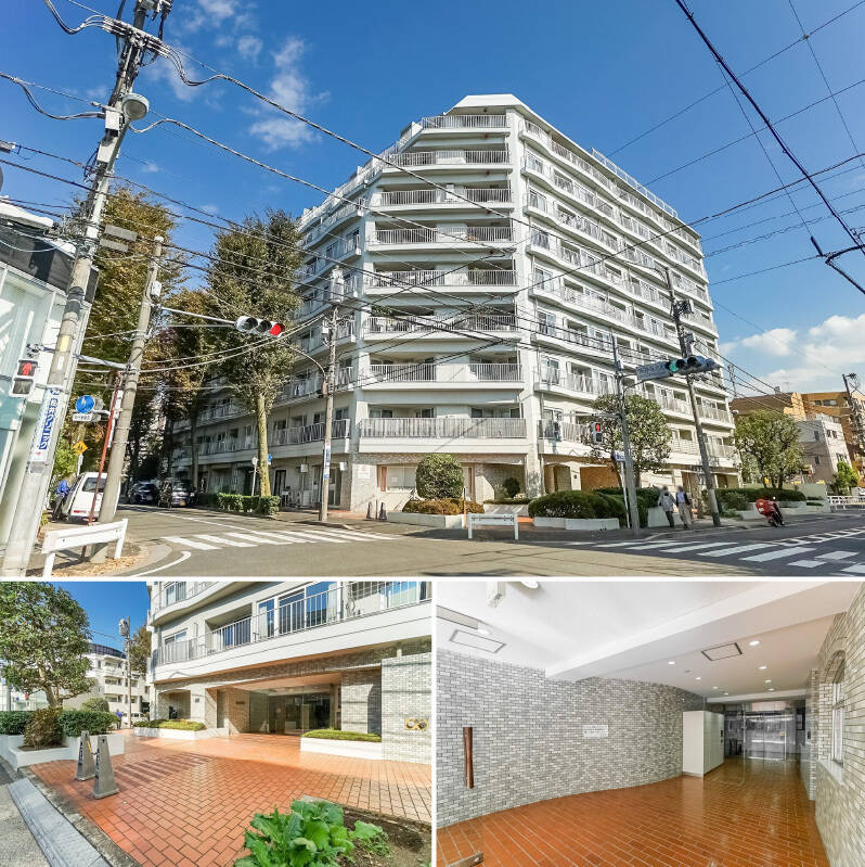 カウカモでは何度もご紹介している常連マンション! 「吉祥寺北町」の交差点に面して建つ、存在感のある佇まいです。これまでに、給排水管の更新、玄関扉・窓サッシの新規交換など小まめなお手入れが行われており、築年数に応じたメンテナンスがしっかり重ねられています。また2019年には耐震補強工事を実施しており、<b>新耐震基準に適合</b>しているところもうれしいポイントですね◎<p><br></p><p>■ 竣工:1974年 ■ 総戸数:92戸</p><p>■ 管理員:週6日勤務(平日:9時〜17時/土曜日:9時〜12時)</p>