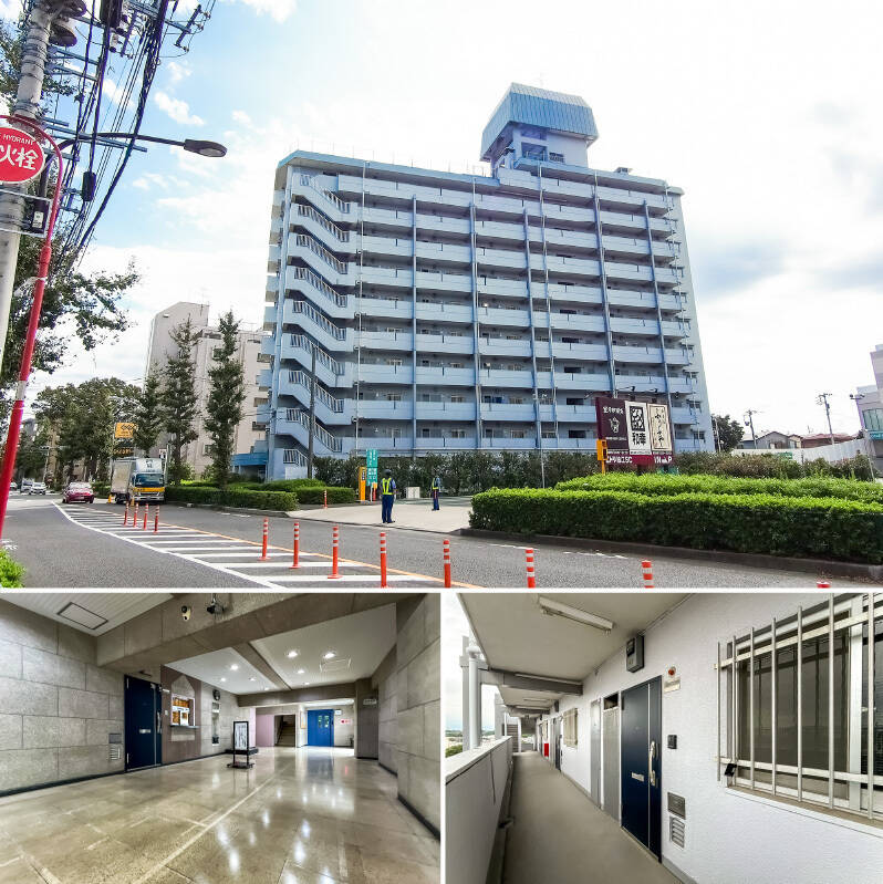 世田谷通り沿いに佇む、まるで青い帽子を被っているようなマンション。建物は、<b>2021年に大規模修繕工事や玄関ドア取替工事が実施</b>されるなど、築年数を重ねながらも、住まいを長く保つためのメンテナンスが行われています。<p><br></p><p>■ 竣工：1974年　■ 総戸数：58戸</p><p>■ 管理員：週5日間勤務（8時〜15時）</p>