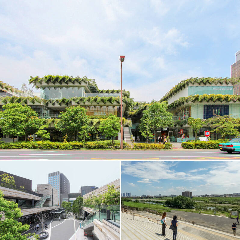 マンションは東急田園都市線・東急大井町線「二子玉川」駅から徒歩8分の距離。駅周辺には複数の商業施設や自然豊かな公園などが集まり、お買い物やレジャーを楽しめる環境です！ 駅までの道の途中には「玉川高島屋Ｓ･Ｃ」の別館「玉川高島屋マロニエコート」（徒歩5分）があり、ついつい立ち寄ってしまいそう。<p><br></p><p>■ 映画館や大型書店、レストランやアパレルショップなどが入居する「二子玉川ライズショッピングセンター」。（左下・徒歩8分）&nbsp;</p><p>■ 川辺の風景が気持ちいい「二子玉川公園」。（右下・徒歩14分）
</p>