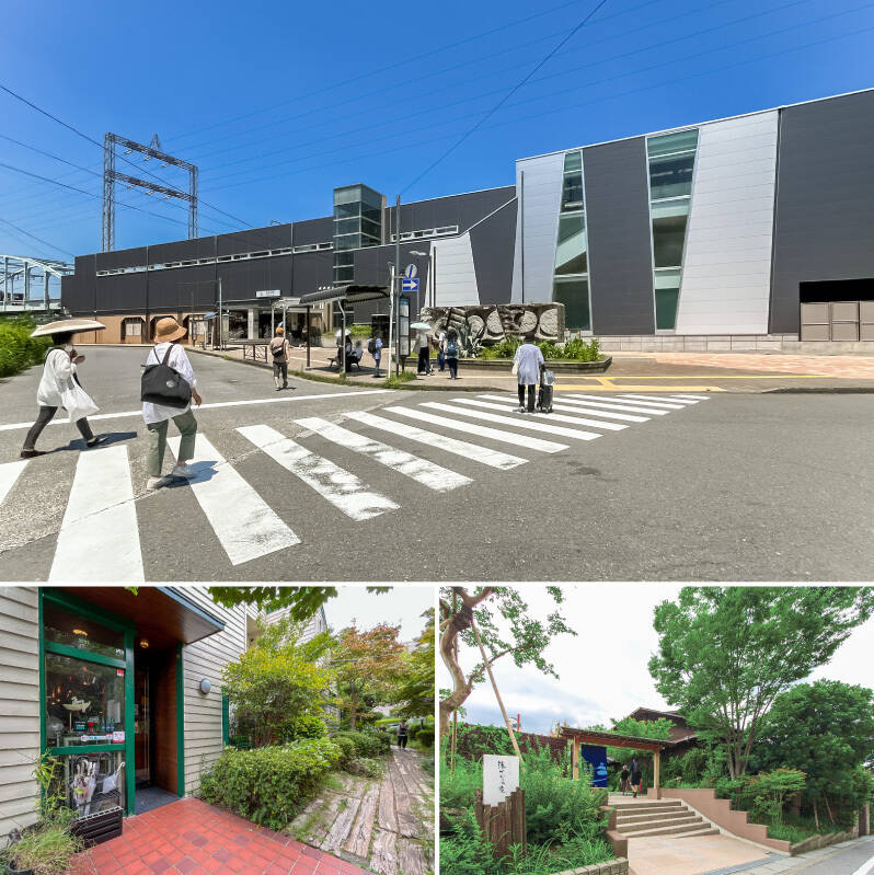 ターミナル駅である「渋谷」までは各駅停車で乗車時間約30分。都心にもアクセスしやすく、かつ穏やかな街の雰囲気。公園も多くあるので、ファミリーで住みやすそうな印象です。<p><br></p><p>■ 地元の隠れた名店「ピザハウスモッコ 東名川崎IC店」。（左下・徒歩14分）</p><p>■ 駅周辺にある温泉施設「宮前平温泉 湯けむりの庄」。（右下・徒歩19分）</p>