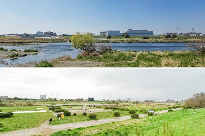 物件から歩いて約10分の場所には、「多摩川河川敷」が。ランニングに愛犬とのお散歩、ピクニック。 さて、どんなふうに楽しみましょうか。